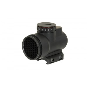 Anti-Reflection Lens Cover for Miniature Rifle Reflex Sight 1x25 - Black [Aim-O]